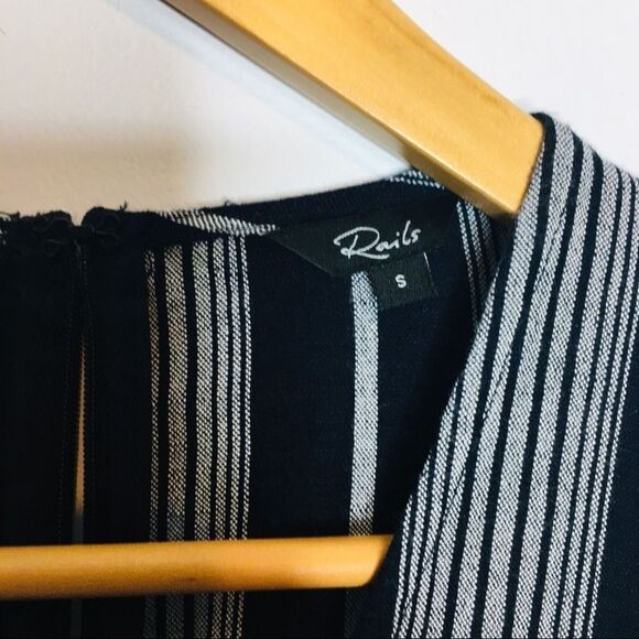 Rails striped jumpsuit womens size small Navy blue - Picture 5 of 15